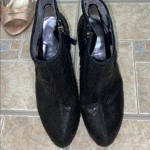 nine west black boots